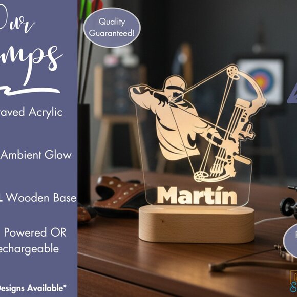 Custom Skate LED Lamp – Unique Nightlight for Skate Fans - Picture 3 of 8